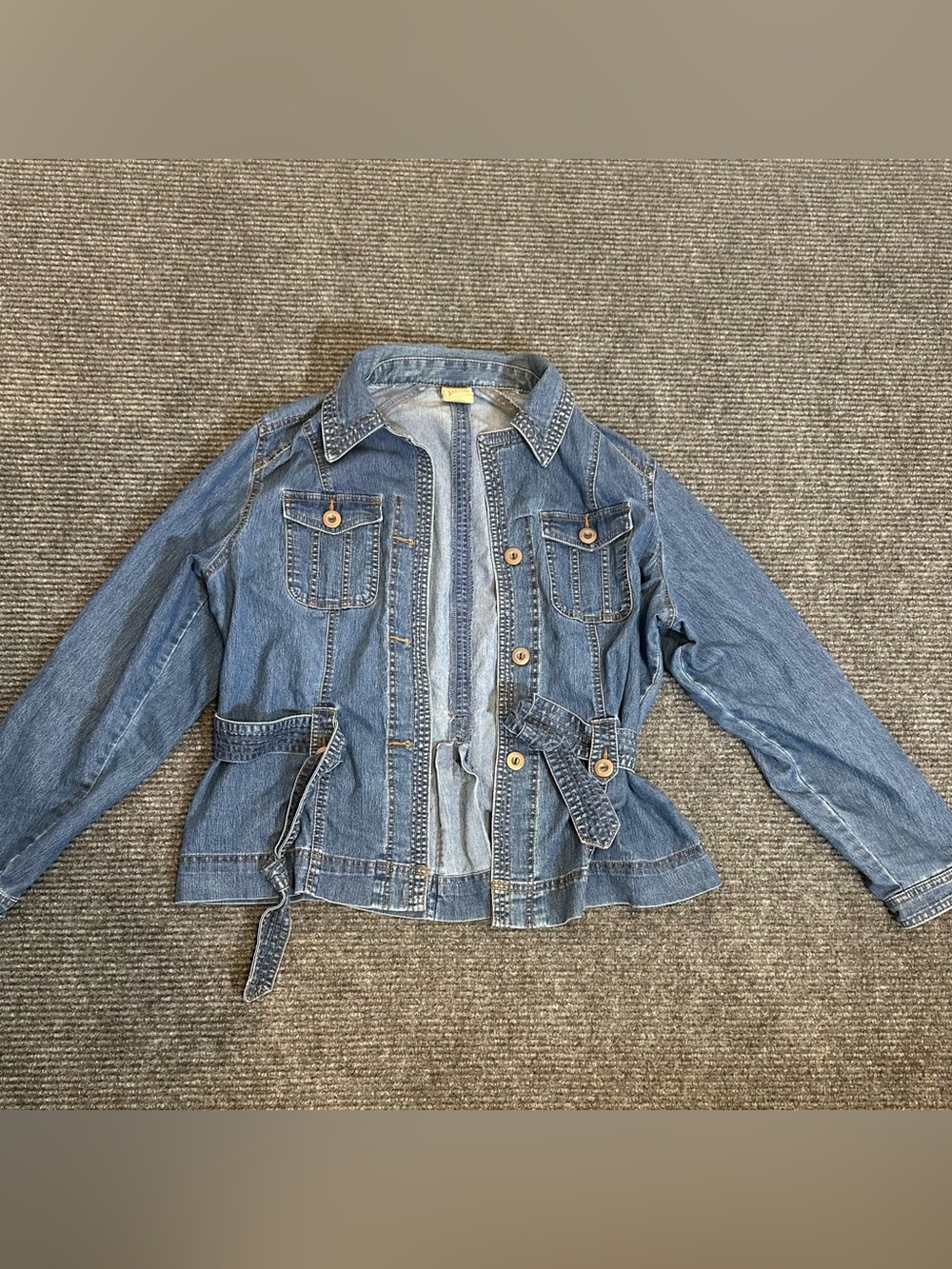 Faded Glory Womens Jean Jacket SizeL/Large